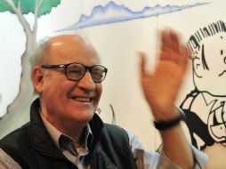 Quino es considerado como un ícono de la cultura en Argentina por eso participará en la Feria del Libro de su país. ARCHIVO /