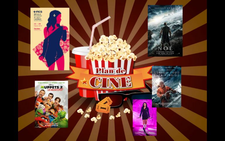 Cuatro cintas comerciales y el ‘FIC 29’, entre las opciones. ESPECIAL /