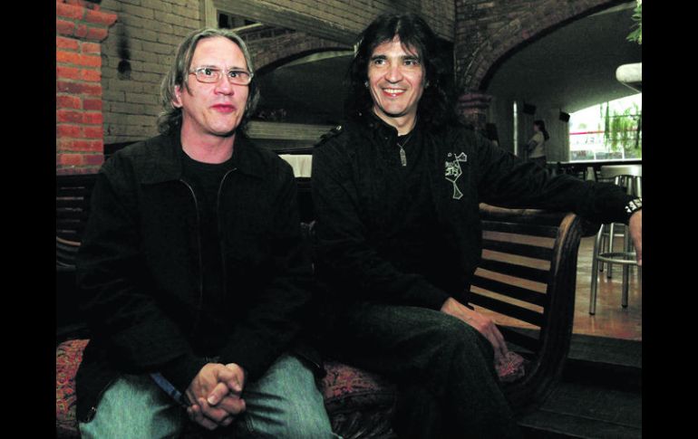 Marciano Cantero (voz) y Felipe Staiti (guitarra y coros), han estado en Enanitos Verdes desde la fundación de la banda en 1979.  /