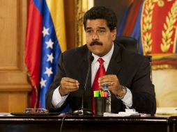 Maduro acusó a la oposición de no estar 'preparados' para dialogar en la conferencia nacional de paz. ARCHIVO /