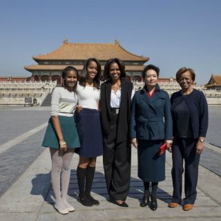 Michelle Obama visita la Ciudad Prohibida de Beijing