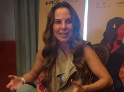 La actriz, Kate del Castillo, ha decidido enfocarse en personajes que le dejan expresarse libremente.  /