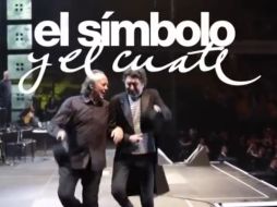 El documental retrata la última gira que Joaquín Sabina y Joan Manuel Serrat realizaron en países latinoamericanos. ESPECIAL /