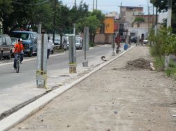 Un trabajador de la obra dijo que se repondrían los árboles que se cortaran en el proceso. ARCHIVO /