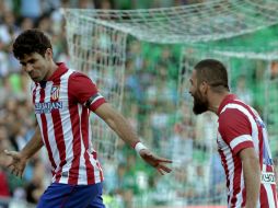 Diego Costa marcó el segundo gol de los Rojiblancos al minuto 64. EFE /