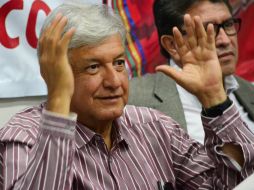 López Obrador lleva a cabo una reunión del Consejo de Morena en el Estado.  /