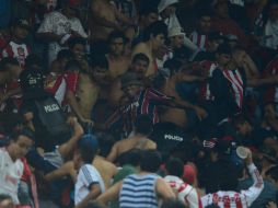 Para las autoridades el error radica en concentrar a las porras en un mismo lugar. MEXSPORT /