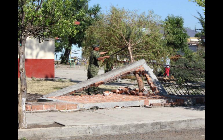 El tornado afectó viviendas de cuatro colonias y dos escuelas. NTX /