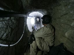 Muchos túneles son construidos a más de 28 metros de profundidad, así son indetectables a la tecnología de la superficie. ARCHIVO /