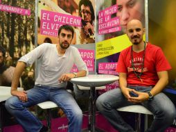 El director Rodrigo Bacigalupe Lazo y el productor Luis de la Rivera Rentería.  /