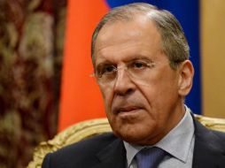 Sergei Lavrov, ministro de Relaciones Exteriores ruso, rechaza solución de la ONU. AFP /