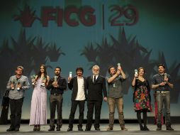 El Auditorio Telmex lució repleto en la clausura del FICG.  /