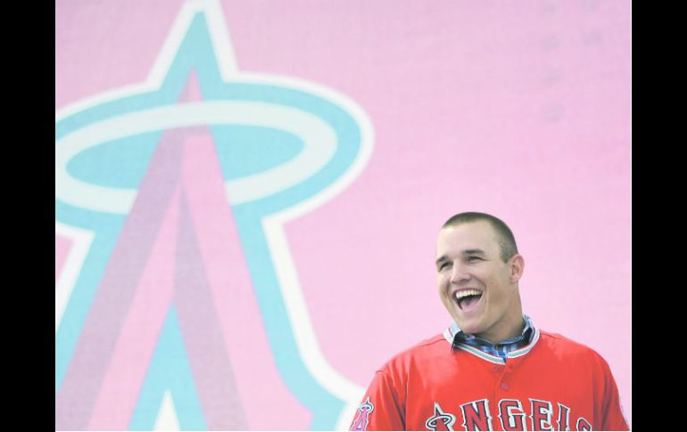 Trout cuenta con el favor de los aficionados de Anaheim, que ven en él al futuro MVP de la campaña.  /
