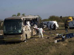 La PFP acordonó el área mientras se realizan las labores. Twitter: @EjeCentral. AFP /