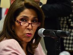 Celia Fausto reitera que les faltan recursos para la reducción de nómina y el proyecto de reingeniería. ARCHIVO /