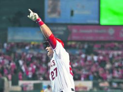 Super estrella. El jardinero de los Angelinos, Mike Trout, está llamado a ser protagonista de esta campaña. AFP /