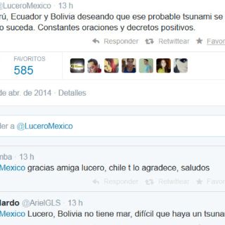 Lucero sufre burlas por error en Twitter