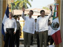 El Presidente de México está en Honduras para la firma de la 'Declaración de Comayagua' con su homólogo, Juan Orlando Hernández. AFP /