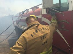 En el lugar coordinan labores en conjunto diferentes corporaciones. ESPECIAL /