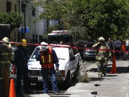 La explosión en las instalaciones de la CFE provocó lesiones a tres empleados de la instancia federal.  /