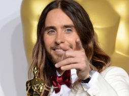 Jared Leto no utiliza agua para lavarse el cabello, lo hace en seco. ARCHIVO /