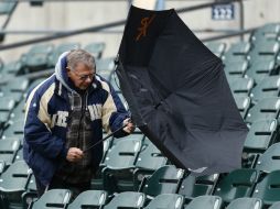 Esperaban mucha más lluvia durante el día en la ciudad. AP /