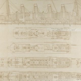 Los planos del Titanic salen a subasta