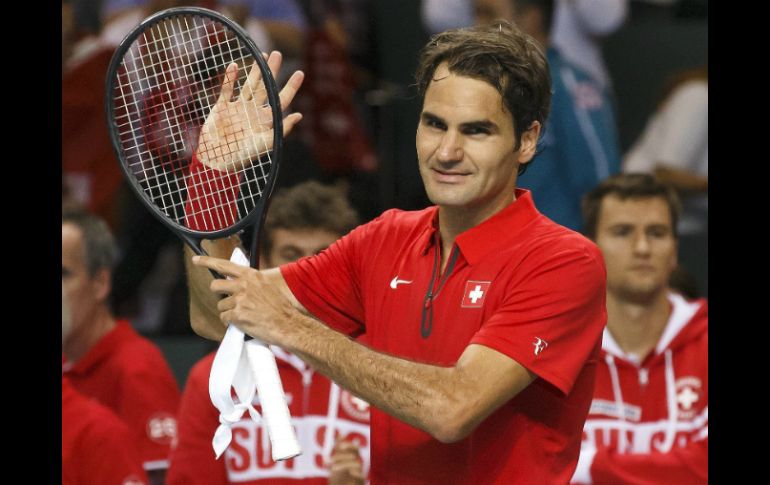 Federer logró emparejar la serie, en la que se encontraban en desventaja. EFE /