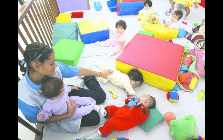 CUIDADO DE LOS MENORES. De los 694 centros infantiles que existen en Jalisco, 342 son estancias infantiles y 352 son guarderías.  /