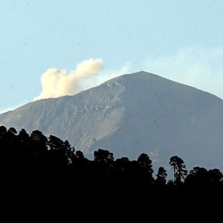 Baja intensidad en volcán Popocatépetl