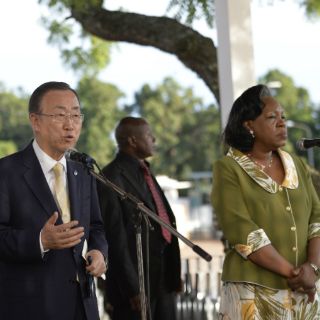 Ban Ki-moon visita la República Centroafricana