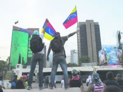 La ciudad vive una ola de protestas antigubernamentales. EFE /