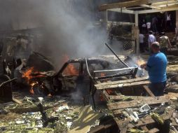 La explosión ocurre mientras los terroristas estaban cargando los explosivos. ARCHIVO /