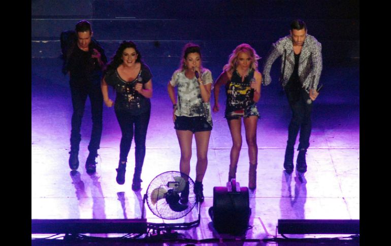 Agradecieron a los fans y los embarazos de Lidia y Mariana no impidieron el show. NTX /