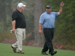 La familia Stadler ha suavizado su relación debido a la práctica del golf. AP /