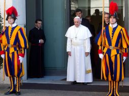 El Papa Francisco presidirá el rito del lavatorio de los pies, la tarde del Jueves Santo, en un centro para ancianos y discapacitados. AFP /