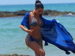 Kardashian demuestra que ya ha recuperado su figura por completo. ESPECIAL /