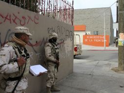 Los túneles, custodiados por el Ejército mexicano, contaban con luz eléctrica, equipo de ventilación y rieles. NTX /