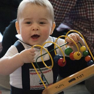 Príncipe Jorge, muy divertido en viaje a Nueva Zelanda