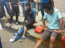 Hasta el momento se han atendido a cinco jóvenes con heridas graves. TOMADA DE @sotomayorpaco  /