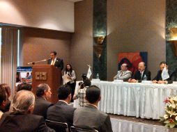 Jorge Hurtado Godínez, titulat de la Camejal, rindió el IV Informe de Actividades.  /