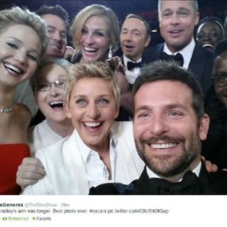 Revelan valor de 'selfie' de los Oscar