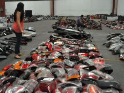 Desde el 29 de mayo del año 2013, la FGE ha devuelto tres mil 380 autopartes. ARCHIVO /
