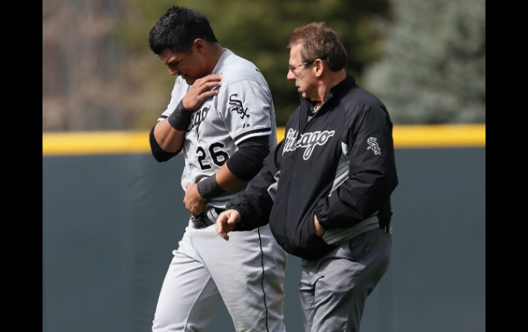 Se lesionó en la sexta entrada de la derrota de ayer miércoles en Colorado. AP /