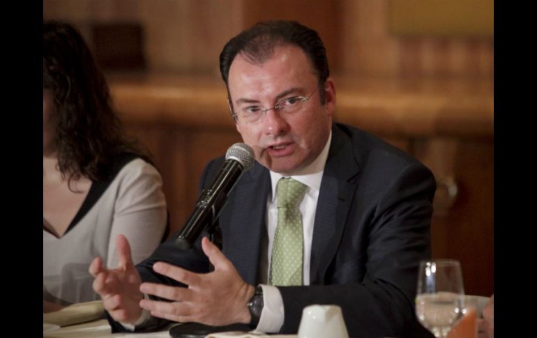 Luis Videgaray afirma que las reformas en México buscan incrementar el crecimiento potencial y de la economía. ARCHIVO /