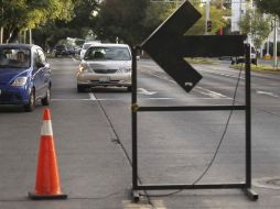 Para facilitar el ingreso al fraccionamiento, algunas calles serán temporalmente de doble sentido. ARCHIVO /