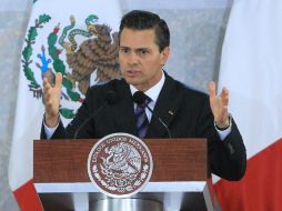 Peña Nieto, a la espera del voto del Congreso de las leyes secundarias. EFE /
