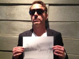 El primer mensaje de Downey Jr: ‘’ Habla conmigo, Twitter’’. ESPECIAL /