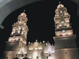 La catedral de Morelia, uno de los edificios con mayor belleza en el Occidente del país.  /