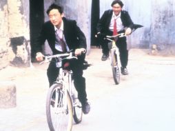De película. La bicicleta de Pekín, cinta dirigida por Wang XiaoshuaIi.  /